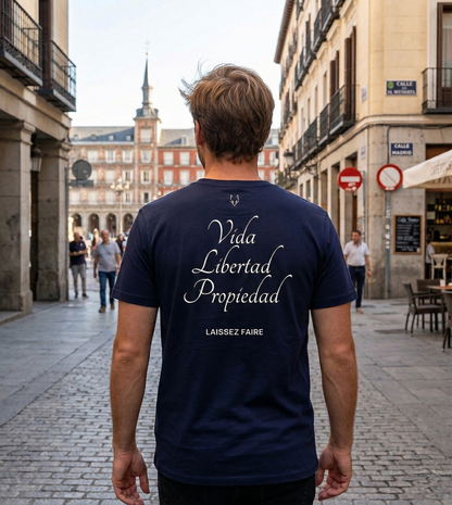 Camiseta Vida Libertad Propiedad