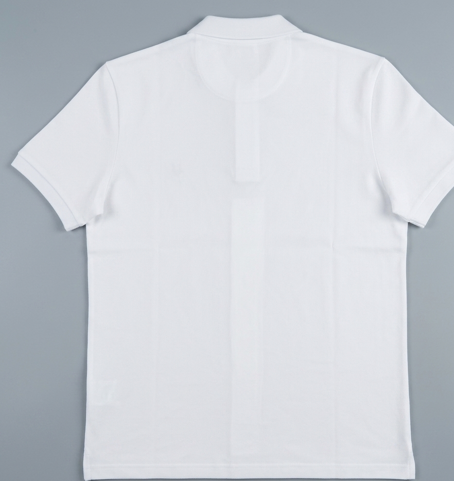 Polo Blanco Lobo Bordado