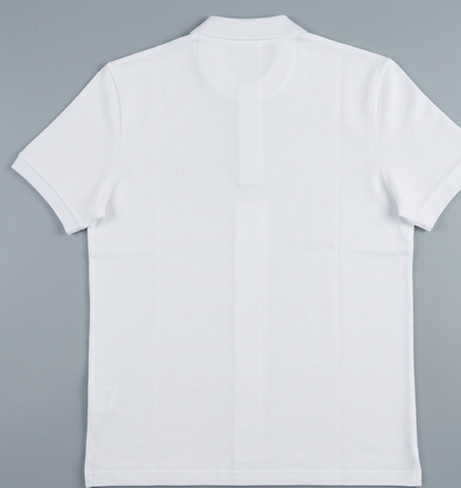 Polo Blanco Lobo Bordado